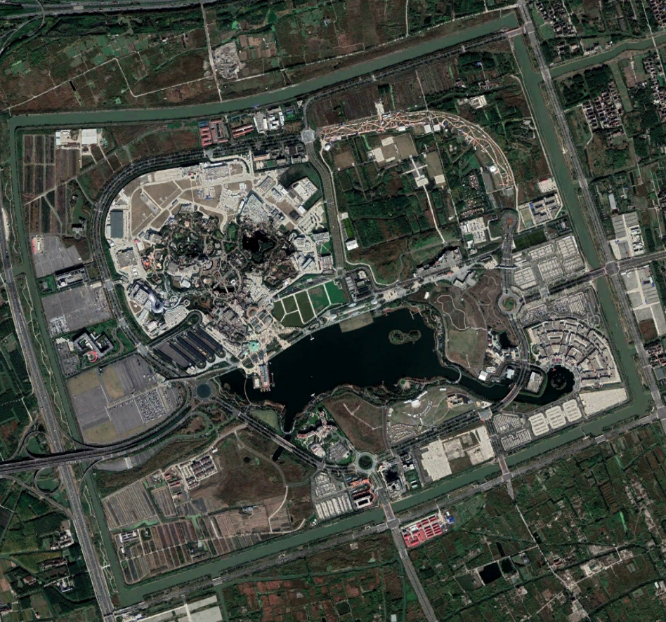Shanghai Disney Resort 2018 aerial