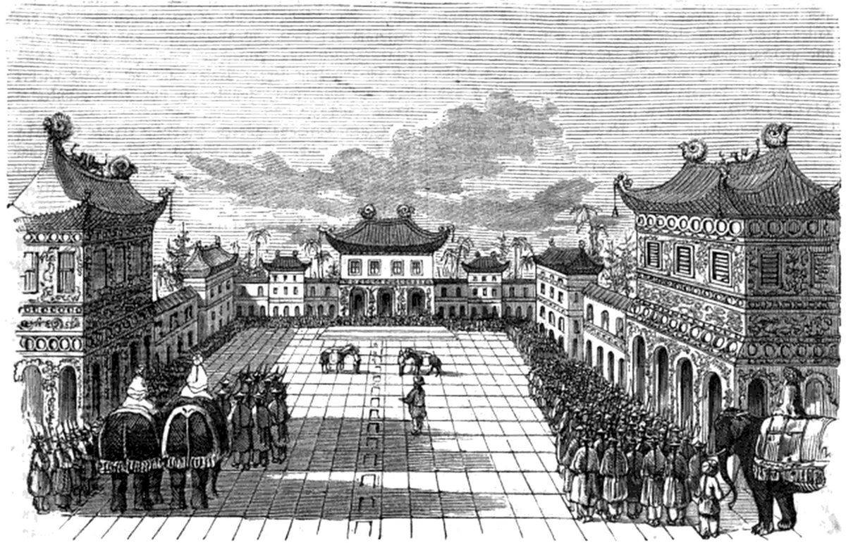 Forbidden City — 1853 engraving