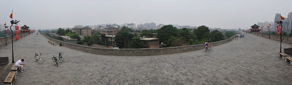 Xi'an city wall corner tower